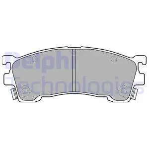 LP1518-18B1 DELPHI Комплект тормозных колодок, дисковый тормоз (фото 1)
