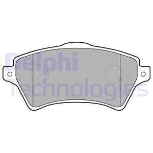 LP1652-18B1 DELPHI Комплект тормозных колодок, дисковый тормоз (фото 1)