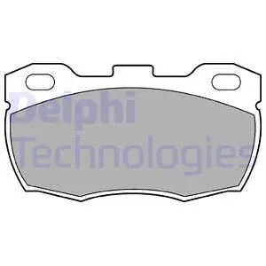 LP506-18B1 DELPHI Комплект тормозных колодок, дисковый тормоз (фото 1)