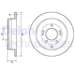 BG4767C-18B1 DELPHI Тормозной диск (фото 1)
