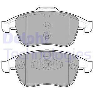 LP2079-18B1 DELPHI Комплект тормозных колодок, дисковый тормоз (фото 1)