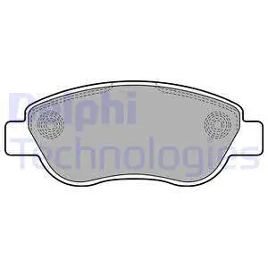 LP2075-18B1 DELPHI Комплект тормозных колодок, дисковый тормоз (фото 1)