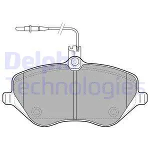 LP1891-18B1 DELPHI Комплект тормозных колодок, дисковый тормоз (фото 1)