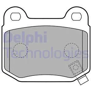LP1839-18B1 DELPHI Комплект тормозных колодок, дисковый тормоз (фото 1)