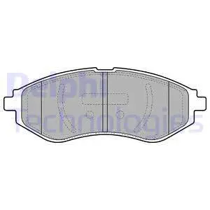 LP1895-18B1 DELPHI Комплект тормозных колодок, дисковый тормоз (фото 1)