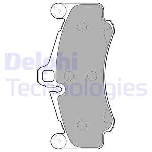 LP2232-18B1 DELPHI Комплект тормозных колодок, дисковый тормоз (фото 1)