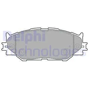 LP1977-18B1 DELPHI Комплект тормозных колодок, дисковый тормоз (фото 1)