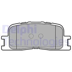 LP2703-18B1 DELPHI Комплект тормозных колодок, дисковый тормоз (фото 1)