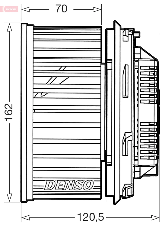 DEA10056 DENSO Вентилятор салона (фото 1)