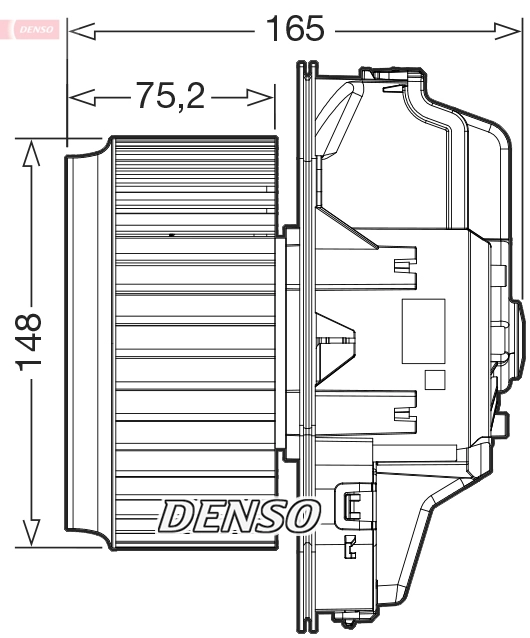 DEA32006 DENSO Вентилятор салона (фото 1)