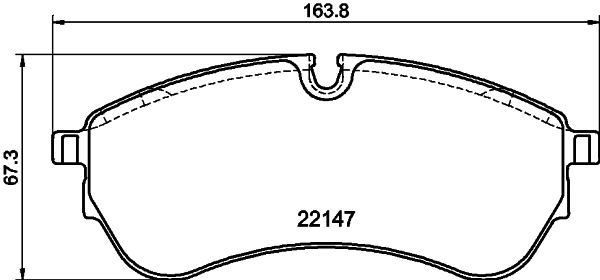 PCP1606 DON Комплект тормозных колодок, дисковый тормоз (фото 1)