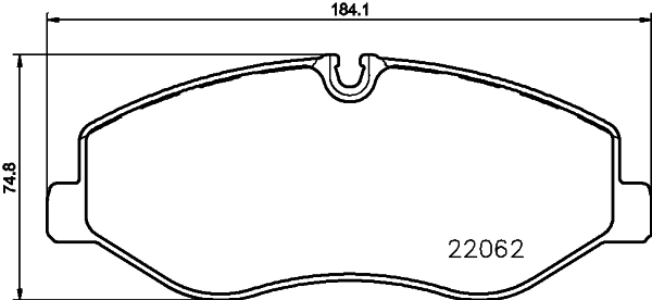 PCP1871 DON Комплект тормозных колодок, дисковый тормоз (фото 1)