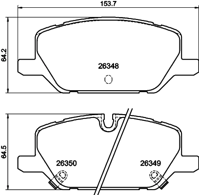 PCP2291 DON Комплект тормозных колодок, дисковый тормоз (фото 1)