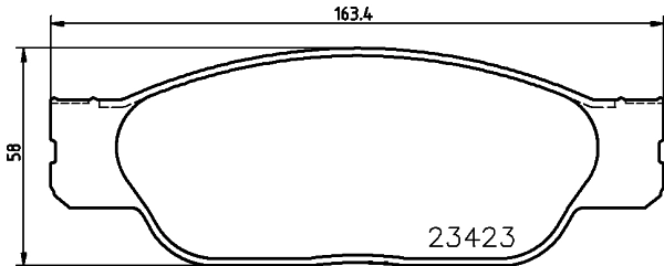 PCP2147 DON Комплект тормозных колодок, дисковый тормоз (фото 1)