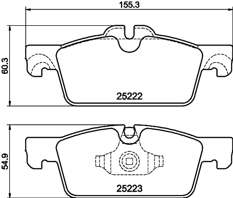 PCP2051 DON Комплект тормозных колодок, дисковый тормоз (фото 1)