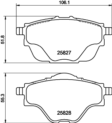 PCP1336 DON Комплект тормозных колодок, дисковый тормоз (фото 1)
