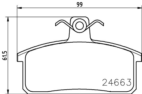 PCP2130 DON Комплект тормозных колодок, дисковый тормоз (фото 1)