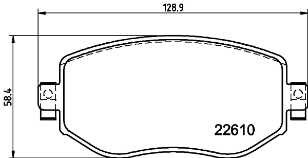 PCP1914 DON Комплект тормозных колодок, дисковый тормоз (фото 1)