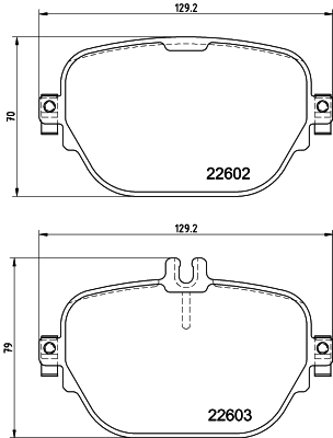 PCP2212 DON Комплект тормозных колодок, дисковый тормоз (фото 1)