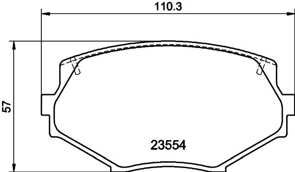 PCP1926 DON Комплект тормозных колодок, дисковый тормоз (фото 1)