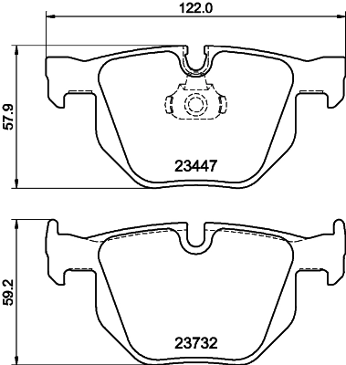 PCP2121 DON Комплект тормозных колодок, дисковый тормоз (фото 1)