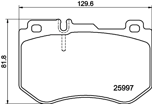 PCP2198 DON Комплект тормозных колодок, дисковый тормоз (фото 1)