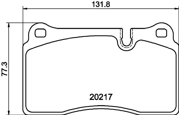 PCP2181 DON Комплект тормозных колодок, дисковый тормоз (фото 1)
