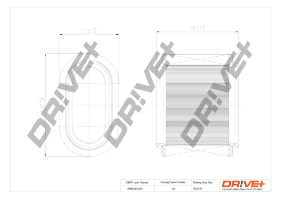 DP1110.10.0240 Dr!ve+ Воздушный фильтр (фото 1)