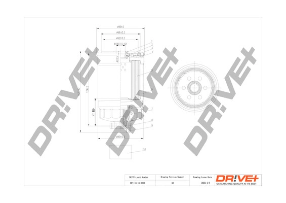 DP1110.13.0262 Dr!ve+ Топливный фильтр (фото 1)