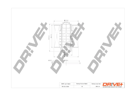 DP1110.13.0316 Dr!ve+ Топливный фильтр (фото 1)