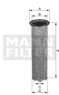 CF 13 110 MANN Фильтр добавочного воздуха (фото 1)