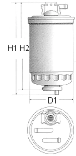 L138/606 CHAMPION Топливный фильтр (фото 4)