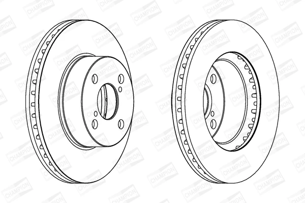 562414CH CHAMPION Тормозной диск (фото 3)