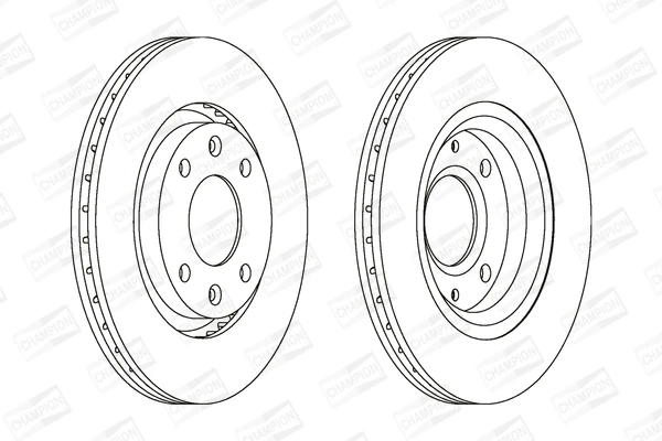 562128CH CHAMPION Тормозной диск (фото 3)