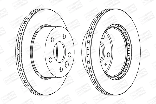 562054CH CHAMPION Тормозной диск (фото 3)