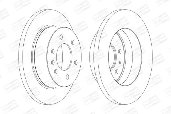 569137CH CHAMPION Тормозной диск (фото 3)