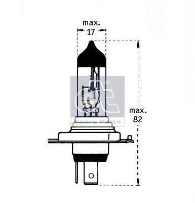 9.78104 DT Spare Parts Лампа накаливания, основная фара (фото 5)