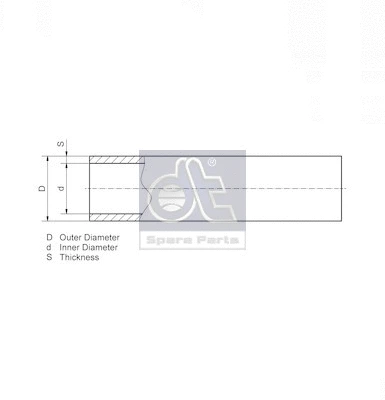9.84011 DT Spare Parts Трубопровод (фото 4)