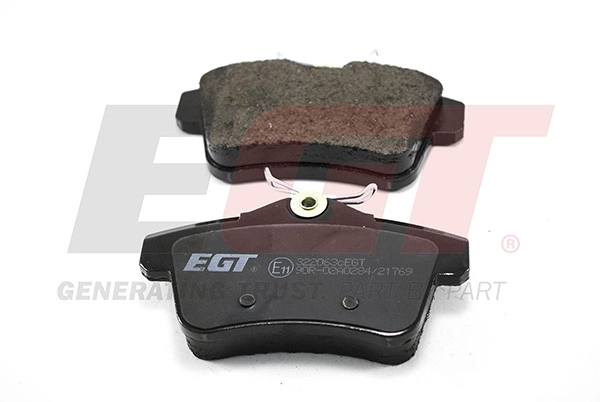 322063cEGT EGT Комплект тормозных колодок, дисковый тормоз (фото 1)