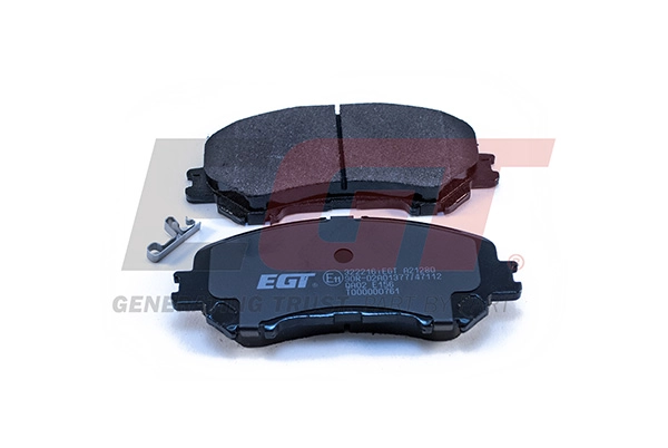 322216iEGT EGT Комплект тормозных колодок, дисковый тормоз (фото 1)