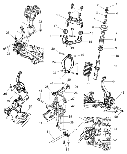 04879321AC CHRYSLER 04879321ас шаровая опора siber верх./// gaz 04879321ac (фото 2)