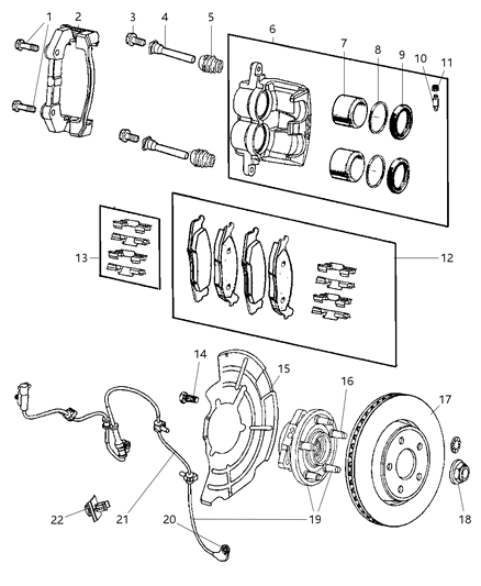 56044144AD CHRYSLER Датчик абс - 56044144ad (фото 2)