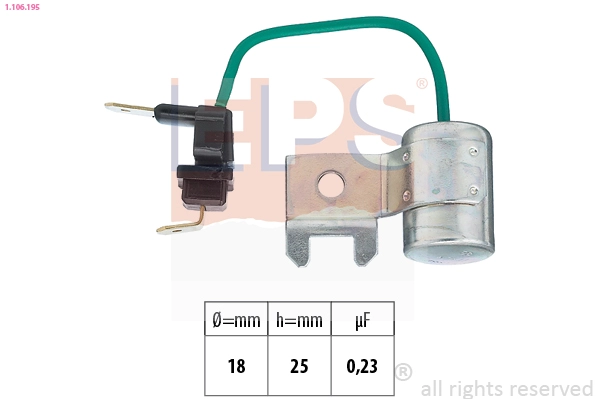 1.106.195 EPS Конденсатор, система зажигания (фото 2)