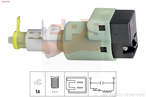 1.810.107 EPS Выключатель фонаря сигнала торможения (фото 2)