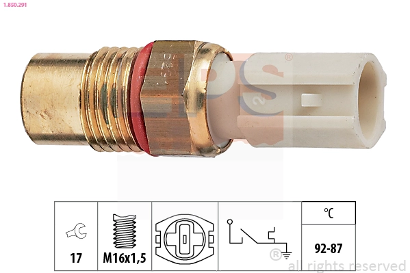 1.850.291 EPS Термовыключатель, вентилятор радиатора (фото 2)