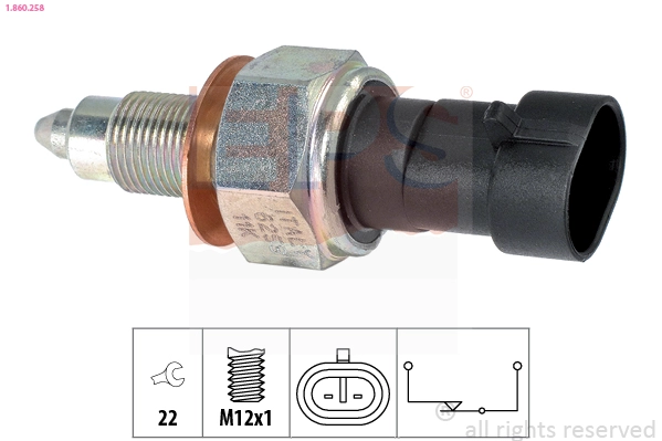1.860.258 EPS Выключатель, фара заднего хода (фото 2)
