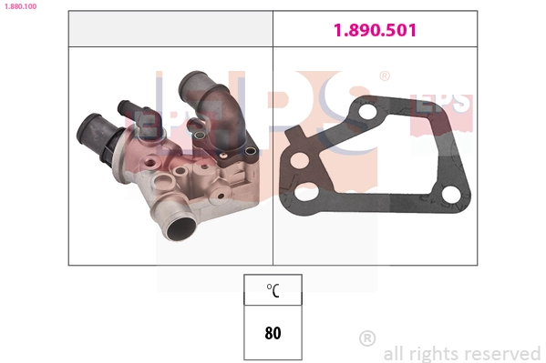 1.880.100 EPS Термостат, охлаждающая жидкость (фото 2)