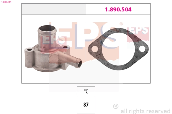 1.880.111 EPS Термостат, охлаждающая жидкость (фото 2)