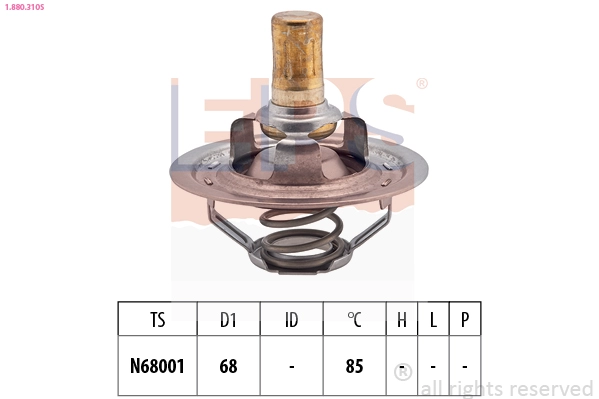 1.880.310S EPS Термостат, охлаждающая жидкость (фото 2)