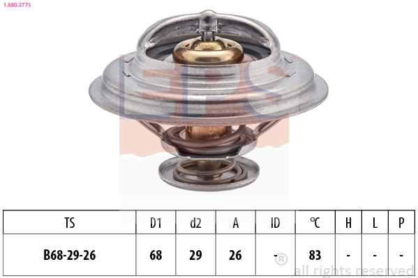 1.880.377S EPS Термостат, охлаждающая жидкость (фото 2)
